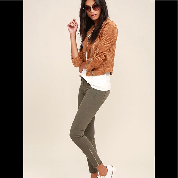 pistola Denim - Pistola army green cropped jeans